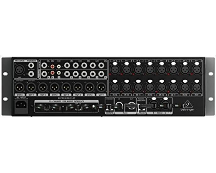Behringer Behringer Behringer Digital Mixer 40 Buses Equipped with MIDAS Design Mic Preamps 8 Systems Klark Teknik FX USB Audio Interface 3U Rack X32