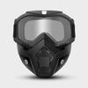 Okulary Rowerowe Zewnętrzne z Odpinaną Osłoną Twarzy Ochrona UV Wiatroszczelne Lekkie Męskie Damskie Okulary Sportowe do Narciarstwa Snowboardu Motocykla Roweru
