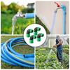 4Pcs Garden Hose Quick Connectors 90 Degree Elbow ABS Water Fittings Suitable For Irrigation Vehicle Washing Outdoor Use