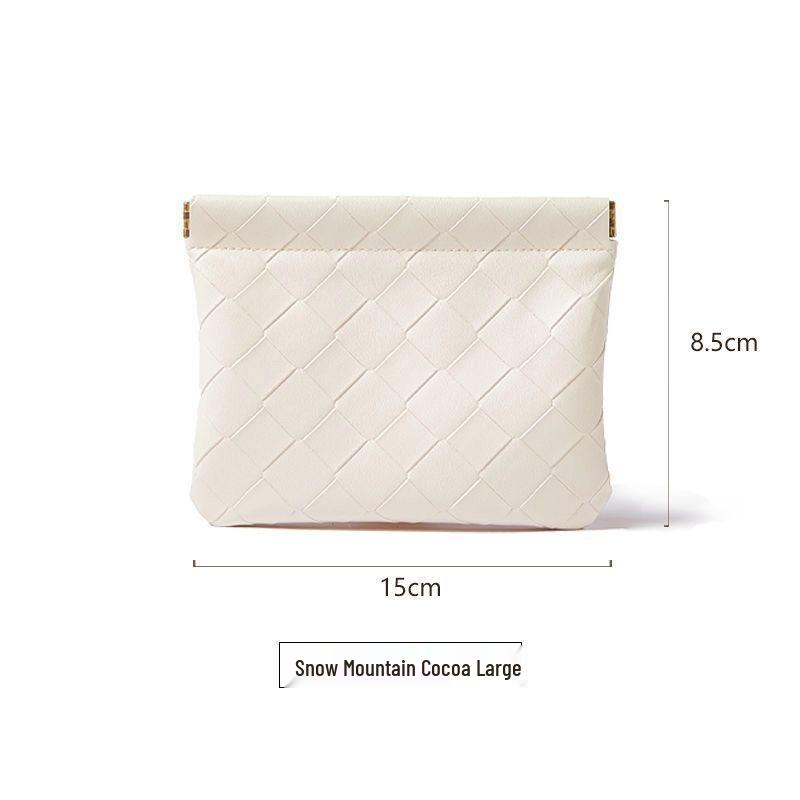 Japanese Cute Cheese Embroidered Women's Coin Purse - Short Textured Wallet