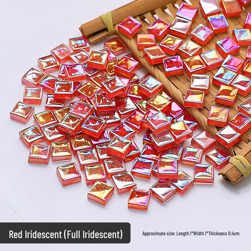 1kg Mosaic Iridescent Crystal Glass for DIY Children’s Handicrafts