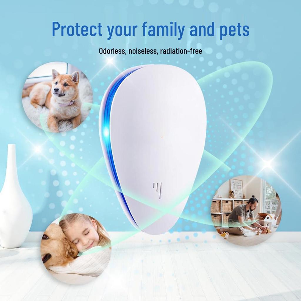 Smart Ultrasonic Pest Repeller: Mosquito, Mouse, Cockroach, and Insect Control