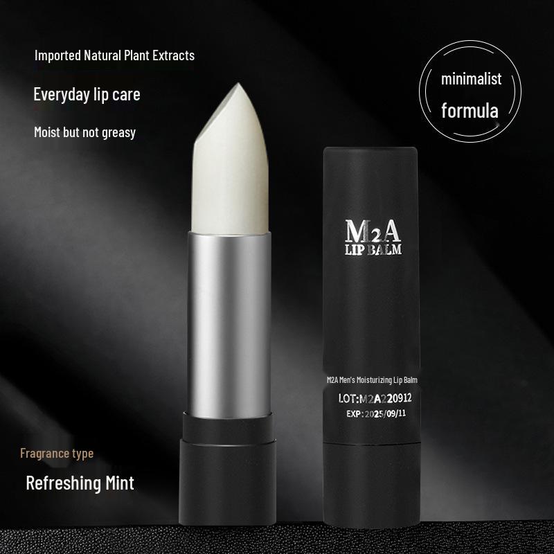

M2A Men s Hydrating Lip Balm: Moisturizing, Anti-Chapping, and Exfoliating. Standard