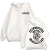 Sons of Anarchy Double Sided Zipper Hoodie Men's Gothic Vintage Zip Up Sweatshirt Casual Fashion Pullovers
