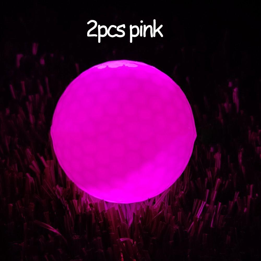 Multi Color Night Golf Balls Durable Luminous Colorful Golf Balls LED Golf Balls  Golf Accessories