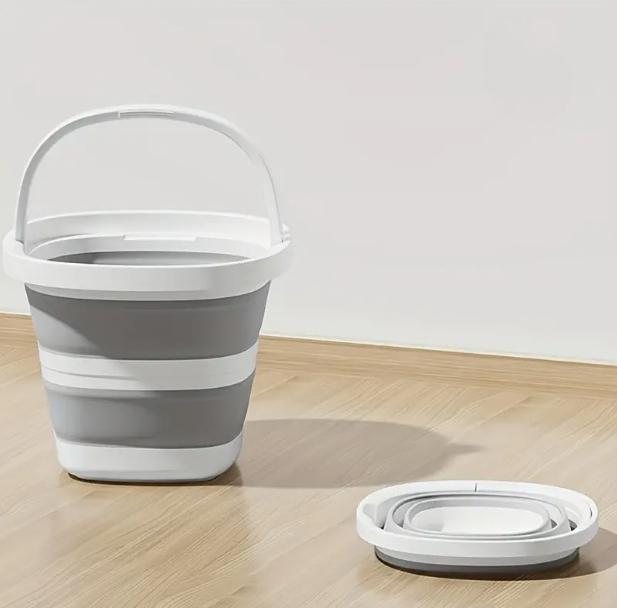 10L Collapsible Silicone Bucket - Portable, Space-Saving & Durable Design | Easy to Clean & Store | Perfect for Car Washing