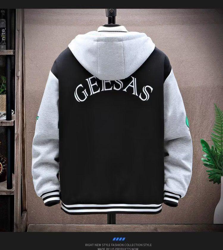 2025 Spring/Autumn Boys' Student Jacket: Trendy, Versatile Baseball Uniform Top for Teens