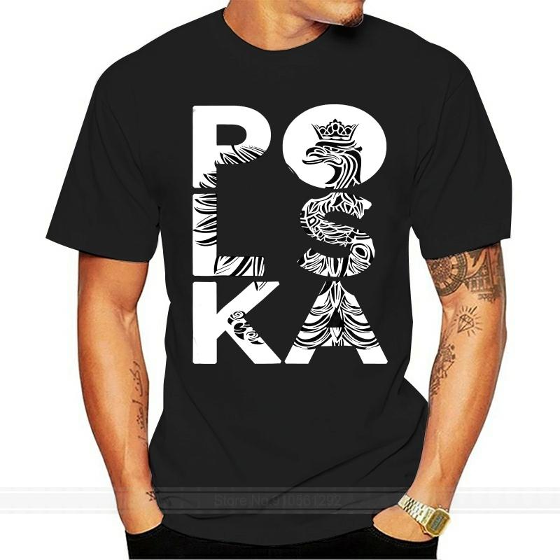 Men T Shirt Polska Poland Original Crowned Eagle cotton tshirt men summer fashion tshirt euro size