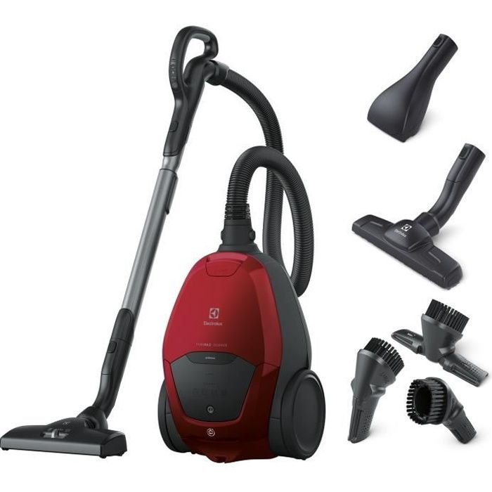 ELECTROLUX PD82-ANIMA - שואב אבק שקית Pure D8 - שקט במיוחד 57db - שקית מנטרלת ריחות - רדיוס 12 מ' - אביזר