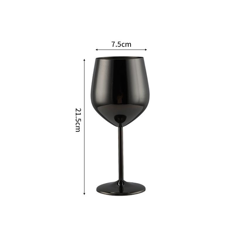 Stainless Steel Champagne Glases Electroplating Agave Cup Liquor Cocktail Goblet Juice Tumbler Party Restaurant Drinkware Cup