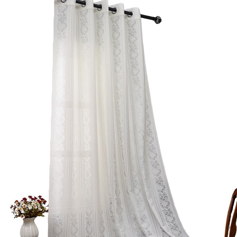 Lace Hollow Finished Curtains, Window Screens Are Simple, Small, Fresh And Translucent, Opaque, Bedroom, Living Room, Balcony, Screen Curtain