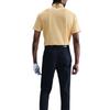 Nike Dri-Fit Swoosh SS25 Tour Series Comfortable Casual Versatile Short Sleeve Golf Shirt Men tops Yellow-Gold Black FZ7497-795