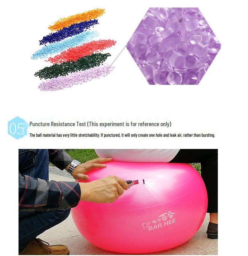 Thickened Explosion-Proof Peanut Sensory Yoga Ball for Children's Fitness and Training