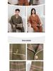 Couple's Woven Brushed Pajama Set for Autumn/Winter - Stylish Homewear for Men & Women, Suitable for Outdoor Wear