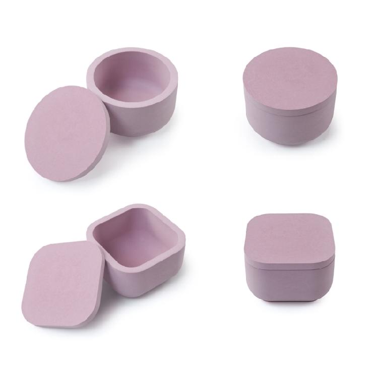 Silicone Mold for DIY Cement Cup with Crystal Effect Trendy Plaster Candle Cup