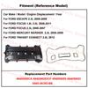 Cylinder Head Cover For 2.0L 1.8L FORD FOCUS MK2 2009 2010 2.3L ESCAPE 2005-2008 MERCURY MARINER Engine Valve Cap With Gasket