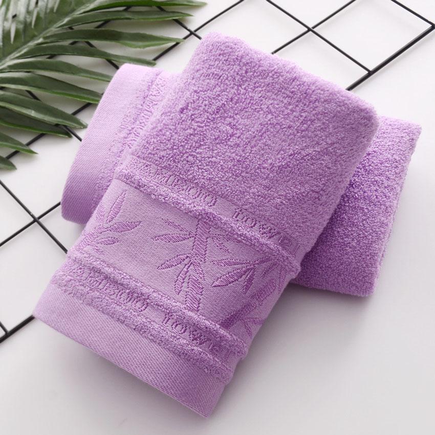 Soft Plain Bamboo Forest Towel Set Bamboo Fiber Spa Beauty Face Towel Hand Bath Sports Towel Home Bathroom For Adults Kids Hotel