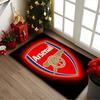 Football Club Print Area Rug, Multi-functional Office Chair Sofa Carpet, Easy Clean Carpet for Home and Living Spaces
