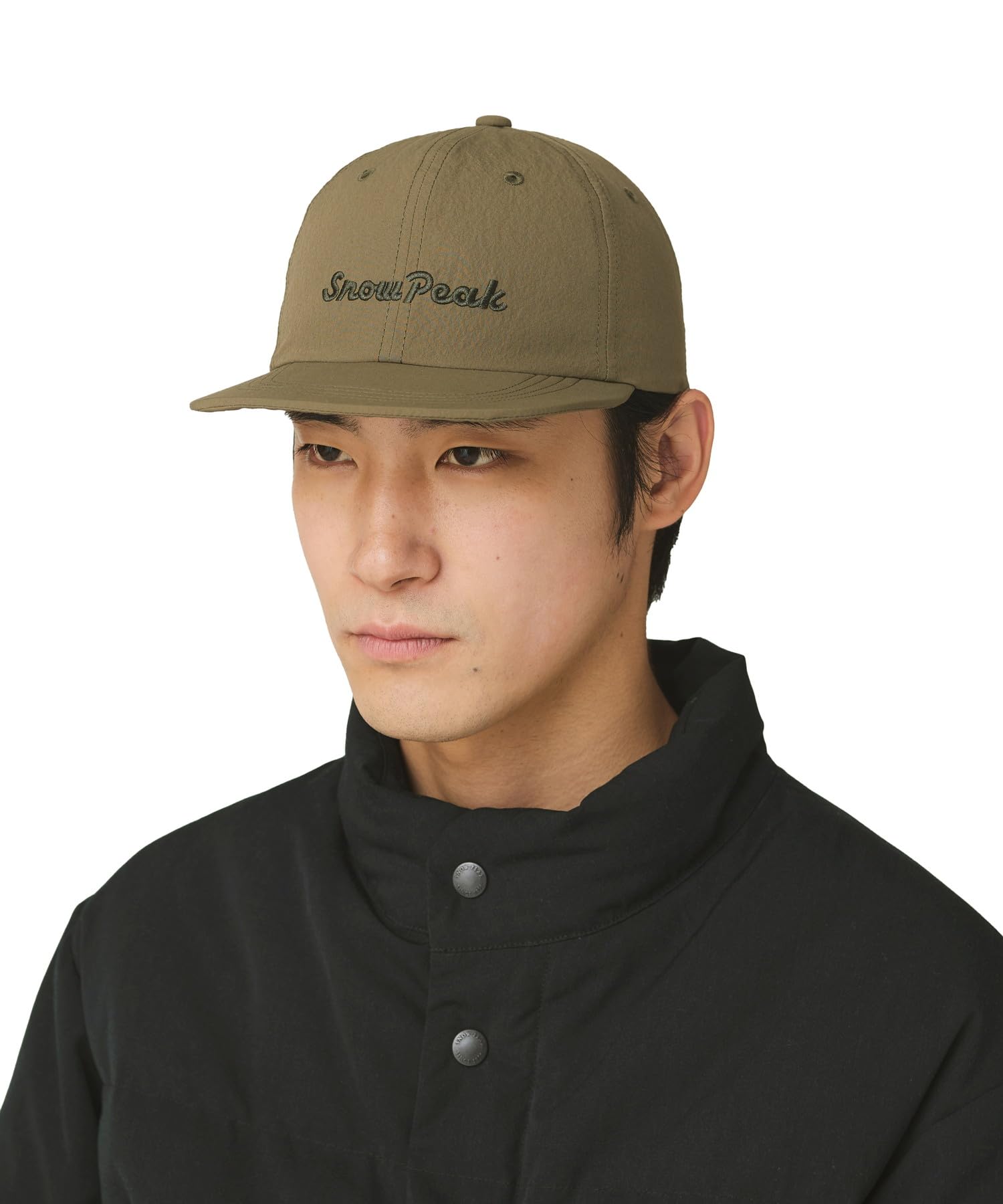 

Snow Peak Typography Cap Headwear Cap Hat for Men and OLIVE One AC-25AU023 Women, оливковый