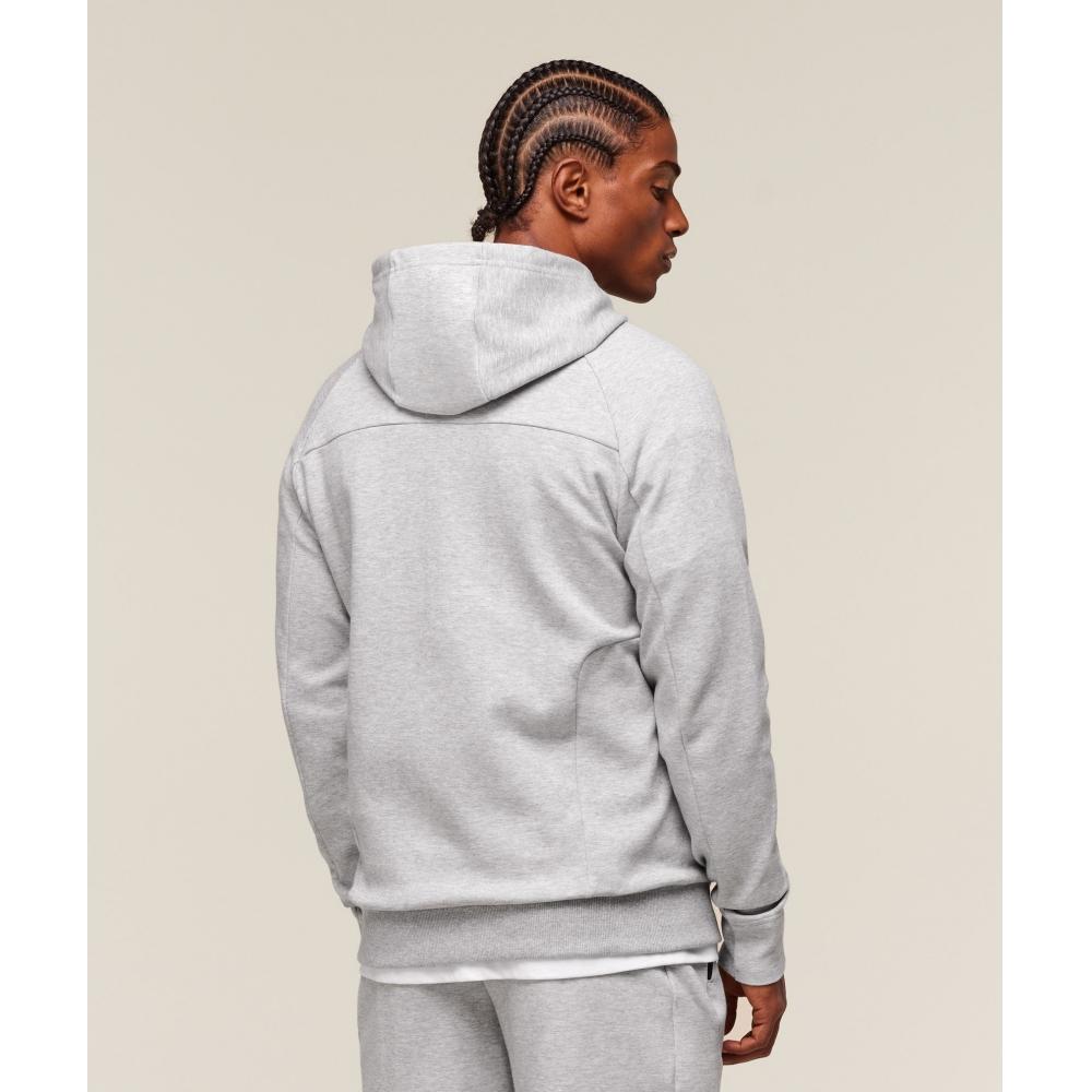 Gymshark Interlock Tech Zip Up Hoodie Light Grey Core Marl A6a7f Gbcn