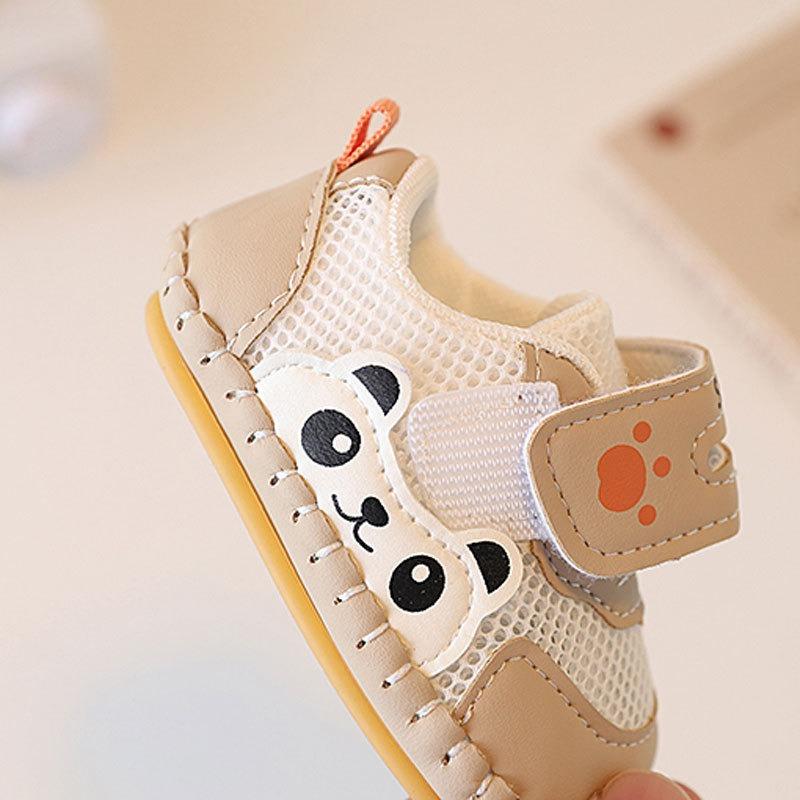 0-1.5 Years Old Soft-Soled Walking Breathable Mesh Shoes for Boys and Girls, 6-9 Months Infant Sandals.