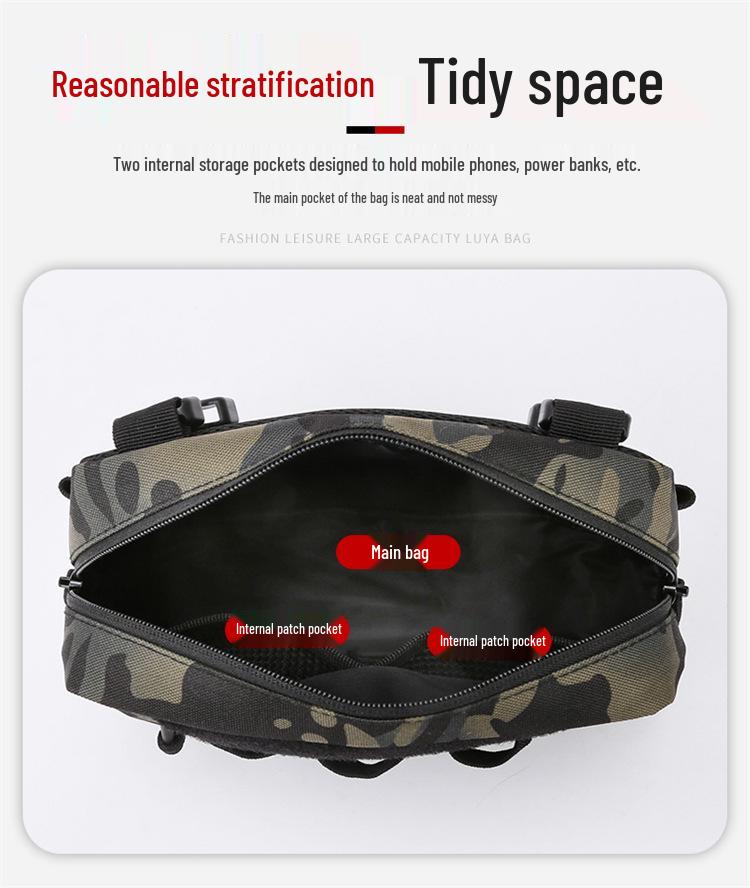 Tactical Multi-Functional Chest Vest Bag with Molle Expansion for Fishing and Workwear