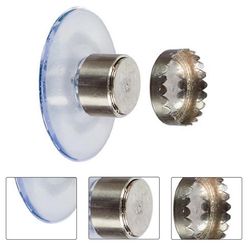 Bathroom Punch-Free Wall Mounted Soap Shelf Stainless Steel Magnet Suction Soap Holder Wall Hanging Drain Rack Storage Holder