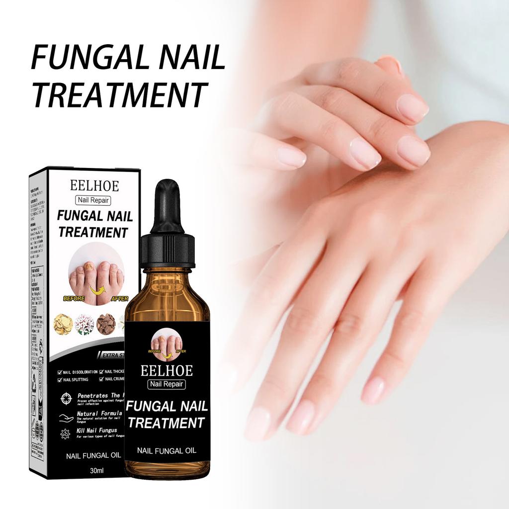 EELHOE Nail Care Serum Smooth Shine Fine Manicure Daily Nail Cleanse Care Refreshing Liquid Strengthen Nails
