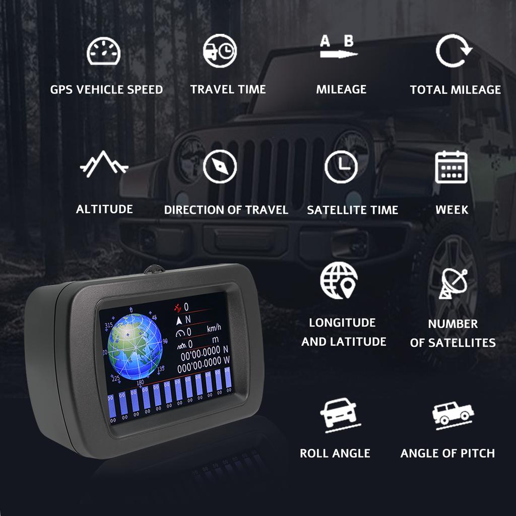 A65 OBD2 și GPS Head-Up Display Electronică Multifuncțională HUD Proiector LCD Digital GPS Vitezometru OBD II Contor de Viteză în Pantă