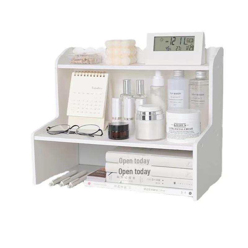 Inspired Double-Layer Desktop Storage Rack for Dorm or Office