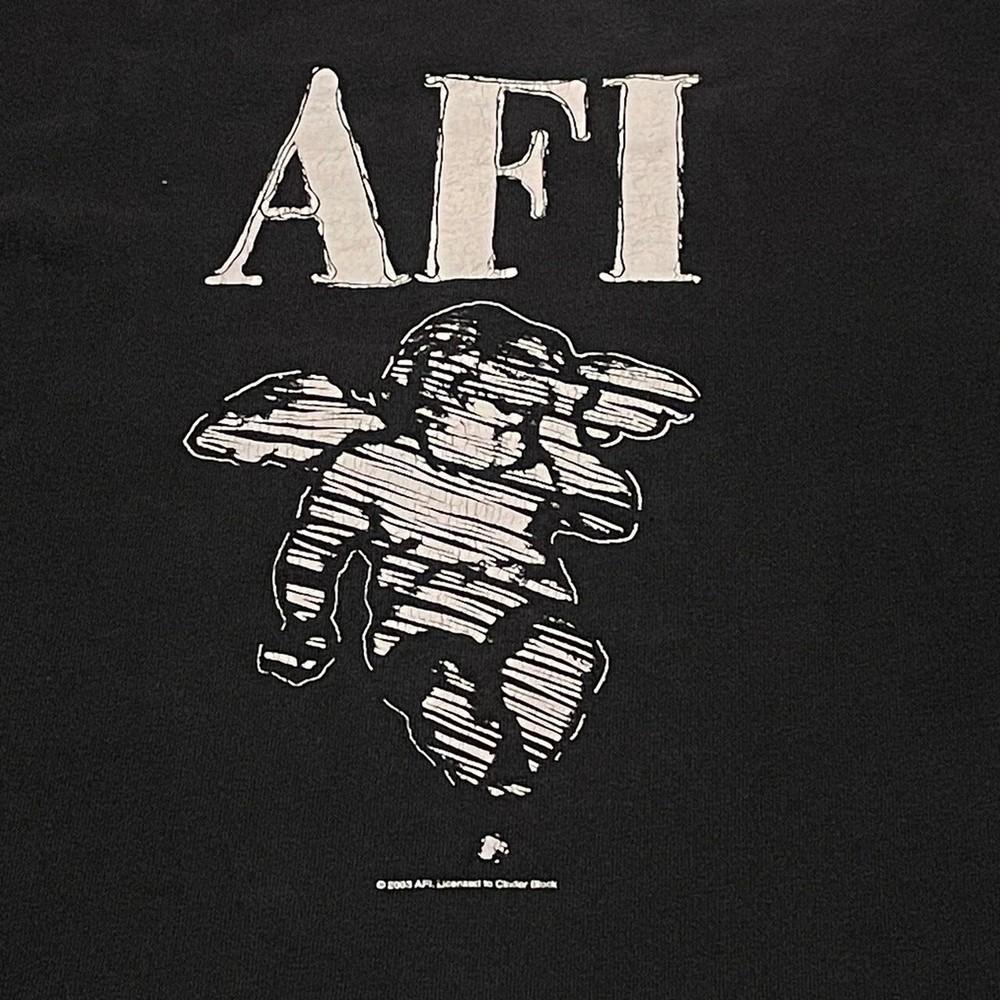 Vintage 2003 AFI Hardcore Punk Band Tour T Shirt LI2014 Unisex T-Shirt M