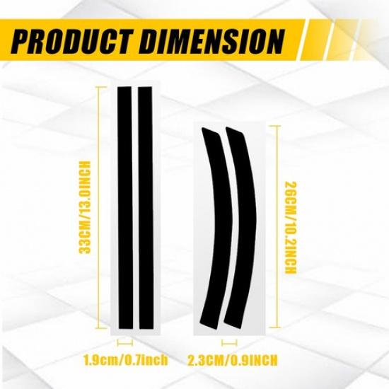 6X Complete Refelctor Blackout Kit Vinyl For 2014- Chevrolet Corvette C7