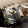 Creative Animal Toilet Flower Cushion Cover Pillow Cover Decor Pillowcase Printed Cushion Case For Couch