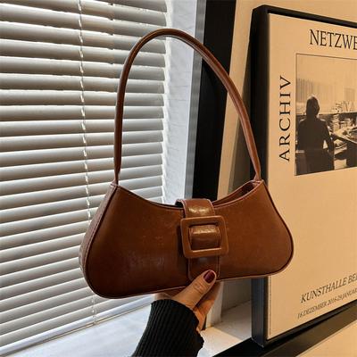 Dojížděcí Kabelka Niche Design Jednobarevná Podpažní Taška pro Ženy V Zimě Nová Módní Korejský Styl Taška přes Rameno