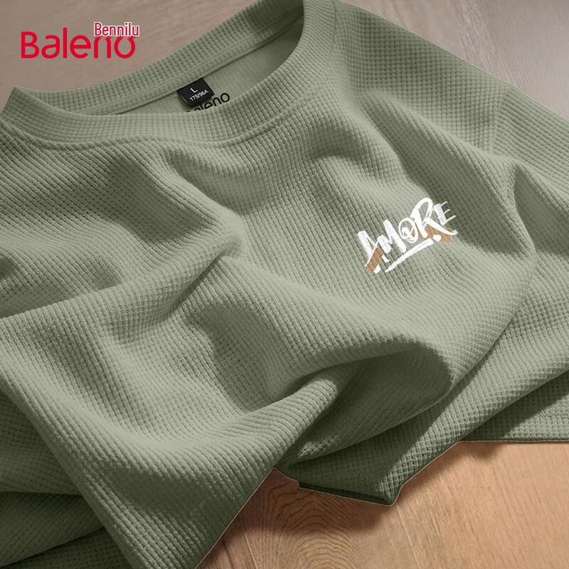 

Baleno Men s Waffle Knit Short Sleeve T-Shirt M