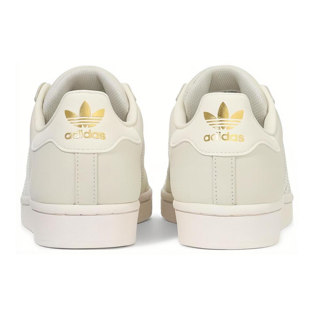 Adidas Originals Superstar Series Comfortable Durable Low-Top Sneakers Unisex Sneakers Off-White ID0995