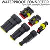 5 Sets Kit 1/2/3/4 Pin Way Waterproof Electrical Wire Automotive Connector Plug for Car Automotive Wire Connector Plug