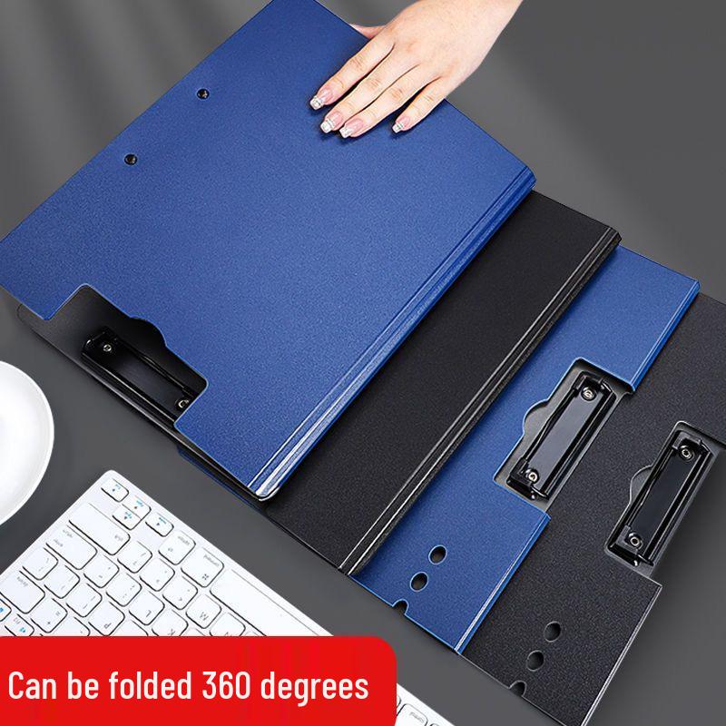 Macaron Color Frosted A4 Document Storage Clipboard with Thick Foam Board