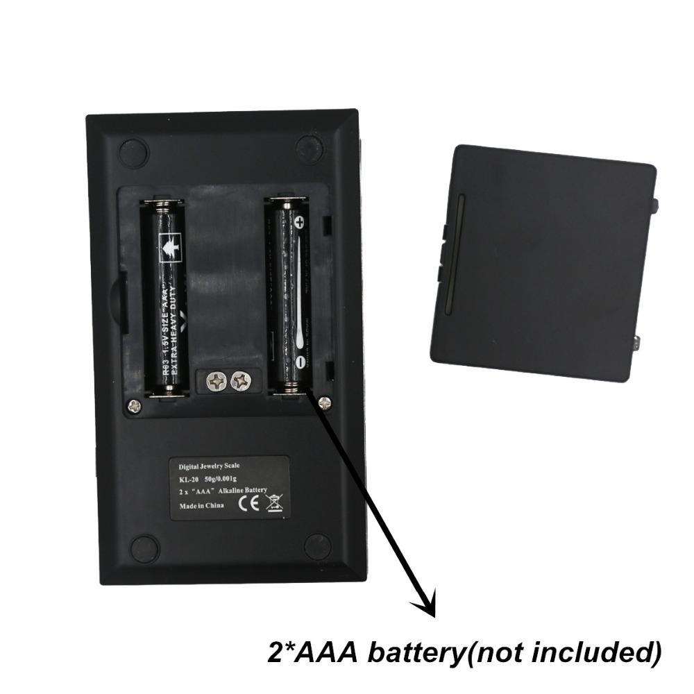 Digital High Precision Jewelry Scale 50g 0.001g LCD Display Electronic Pocket Weight Diomand Balance Scales