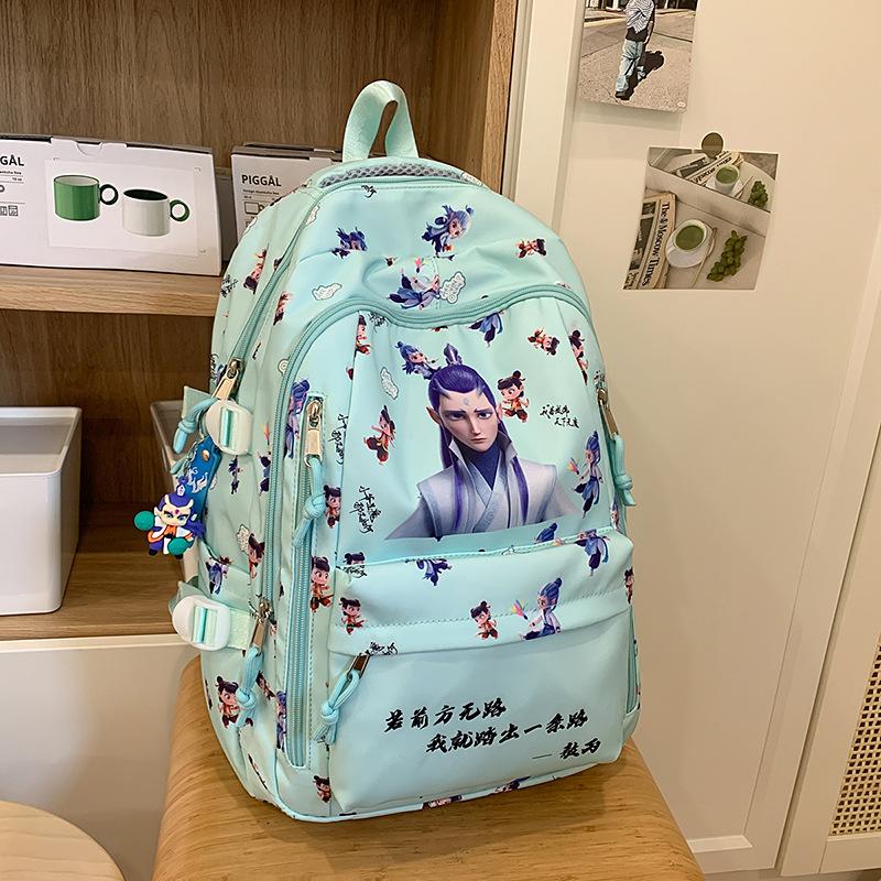 The Korean Version of the Schoolbag Is Versatile, High-value, Cute, Cartoon, and Light for Grades 3 To 6.