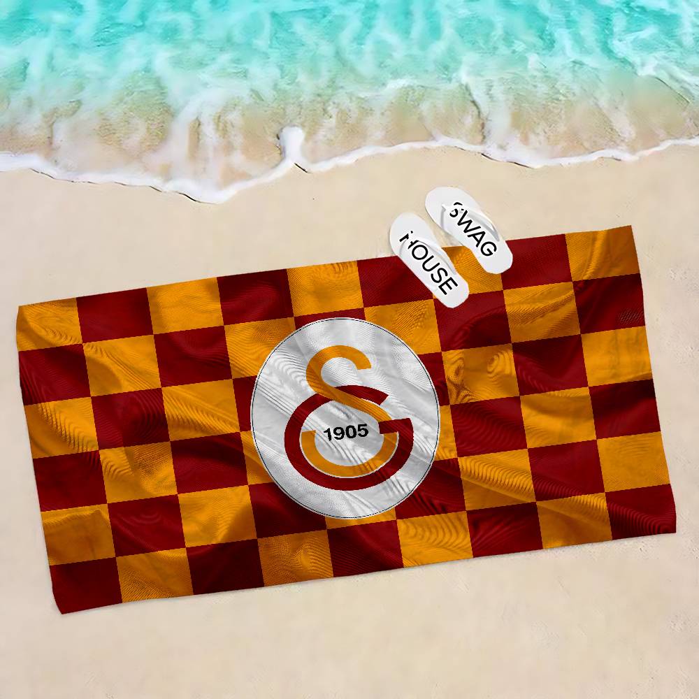 G-Galatasaray S-S.K. Asciugamani da Spiaggia Grandi in Microfibra Anmie Asciugatura Rapida Asciugamani da Spiaggia Sabbiosa Asciugamano da Piscina per Viaggi Piscina Nuoto Yoga