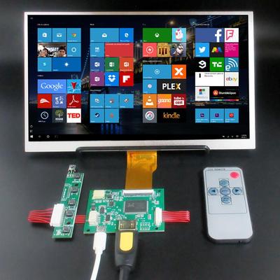 10,1 tum 1024*600 skärm LCD TFT-skärm med fjärrkontroll för drivrutin HDMI-kompatibel för Orange Raspberry Pi 1 2 3