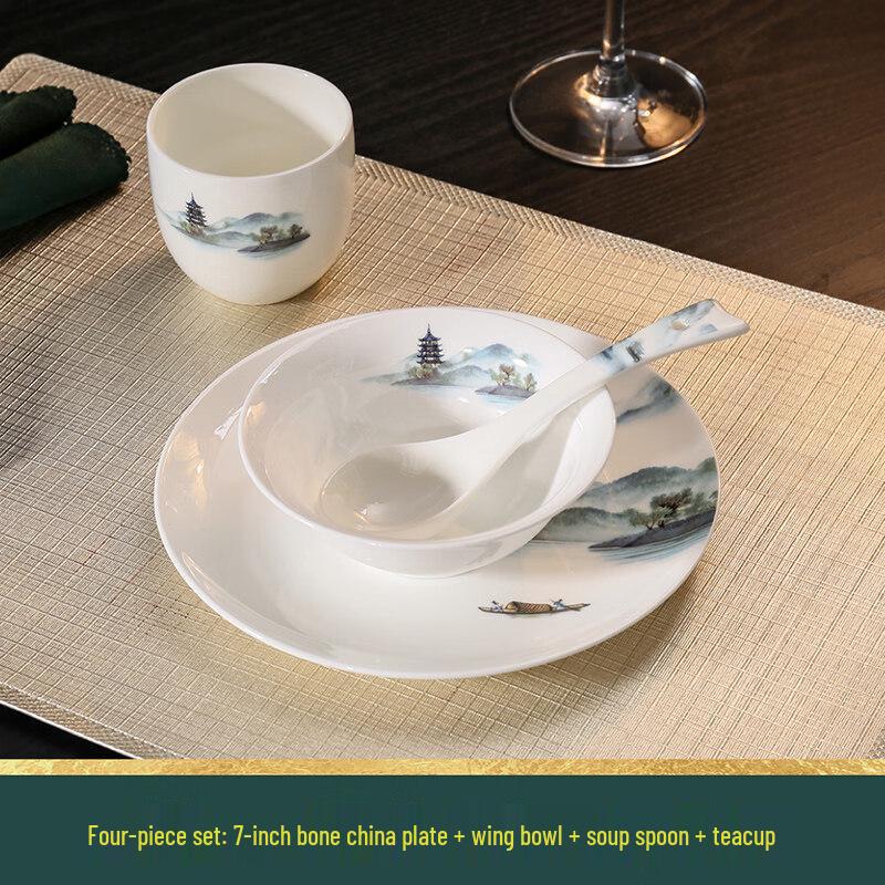 Luxury Chinese Ceramic Tableware Set
