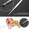 6 Counts Set Stainless Steel Spiral Ear Massage Cleaning Tool,Stainless Steel Earwax Removal Tool kit,Mini Portable Ear