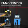 Portable Laser Tape Measure 4 In 1 Digital Tape Measure High Precision Laser Rangefinder Steel Tape Measure High Elasticity Tool