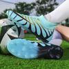 2 New European Cup Mbappe Training High-top Football Shoes Couple Game Long Nail Broken Nail Sneakers