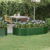 VidaXL Raised Garden Bed Flower Pot Planter Box Raised Bed Patio Terrace Outdoor Galvanized Steel 175x100x36 318988