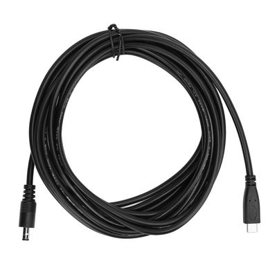 DC To Type C Power Cable 5m 16.4ft Water Proof Power Cord for Dish Antenna Compatible with 65W+ PD