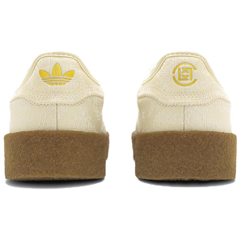 CLOT x adidas Gazelle Crepe Sole Pack - Cream White Heren Sneakers Core-White Gold-Metallic JR5410
