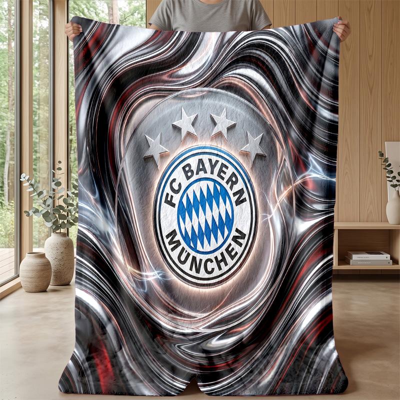Bayern Munich Theme blanket Soft Flannel Blanket Plush Throw Blanket Cozy Sofa Bed Blanket for Home Decor